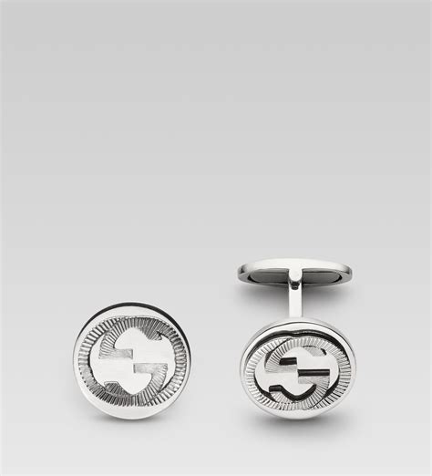 mens cufflinks gucci|gucci interlocking cufflinks.